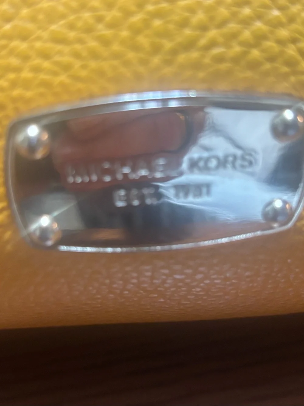 Michael Kors Bedford Yellow Pebbled Leather Hobo Tassel & Chain Strap in Mustard